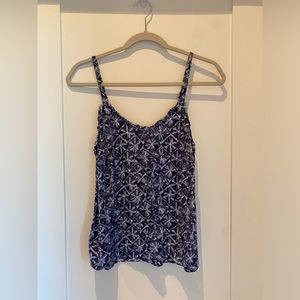 Old Navy Blue Patterned Tank